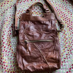 Leather crossbody/carry purse